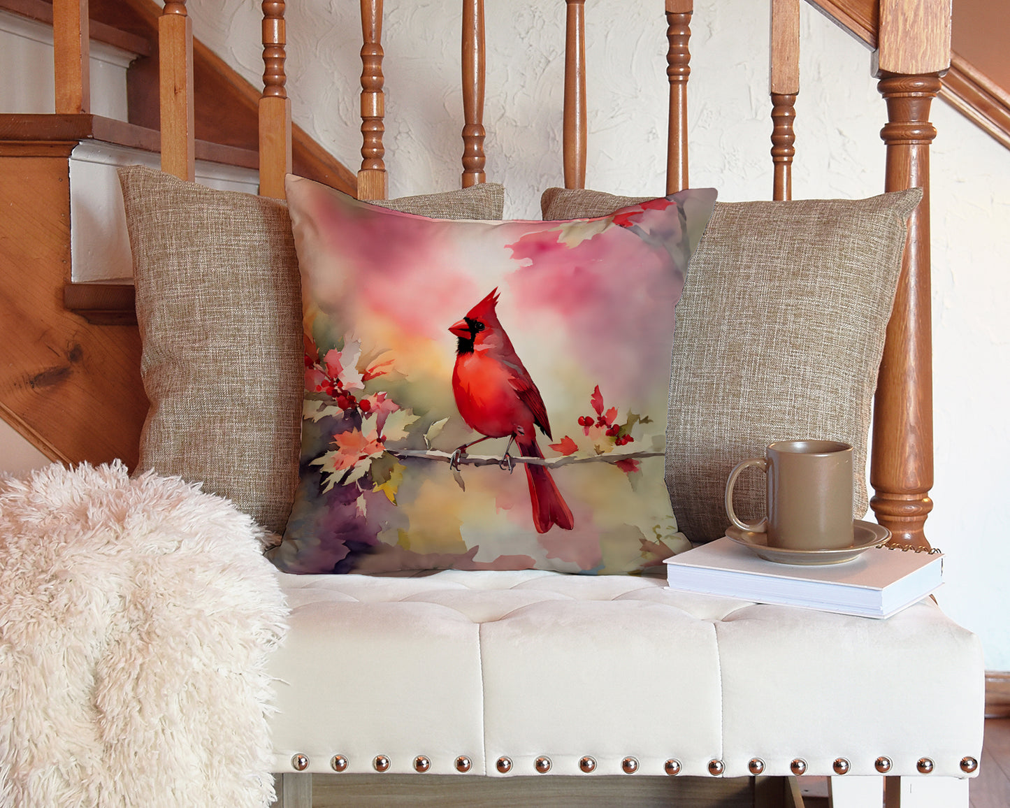 Cardinal Throw Pillow