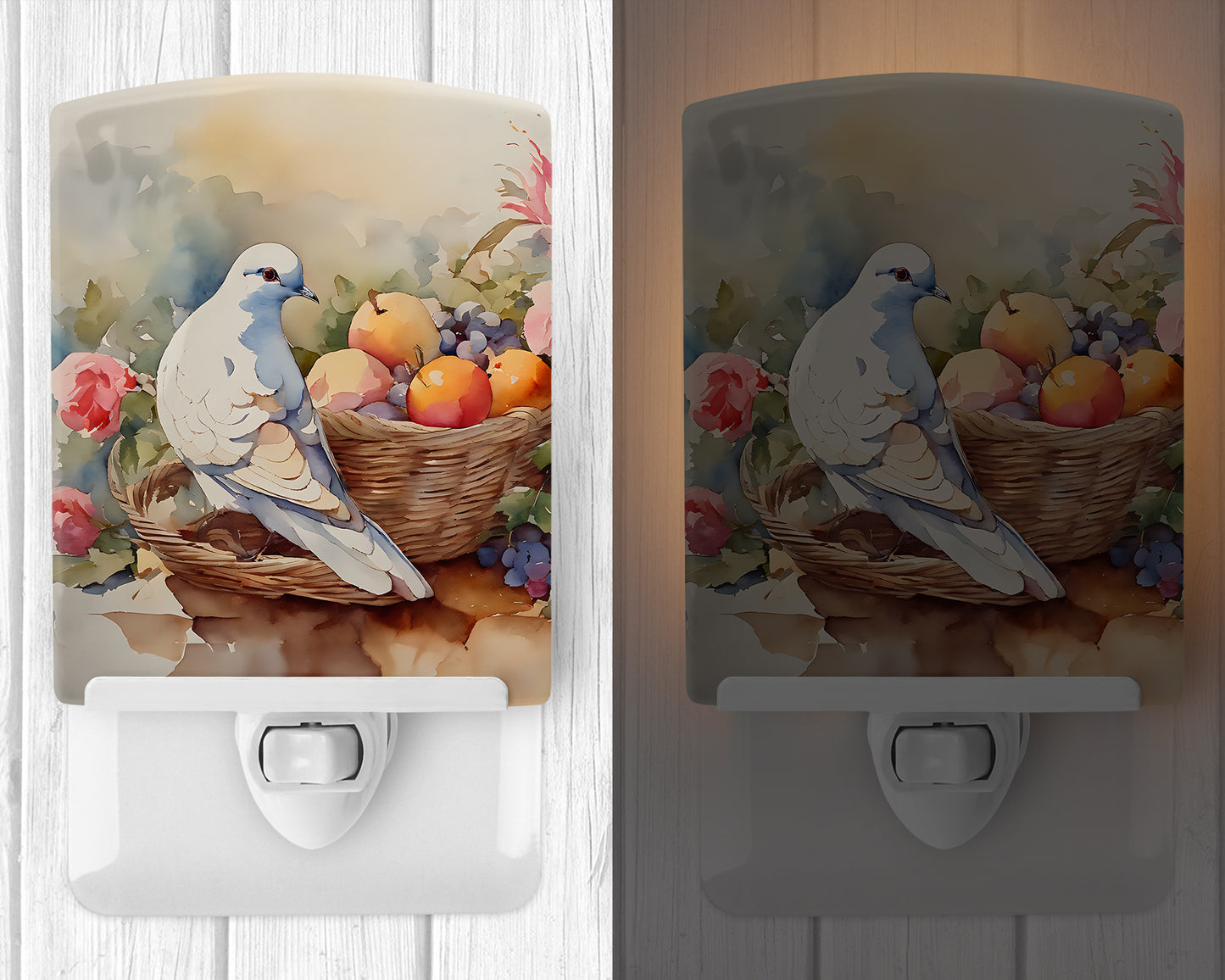 Dove Ceramic Night Light