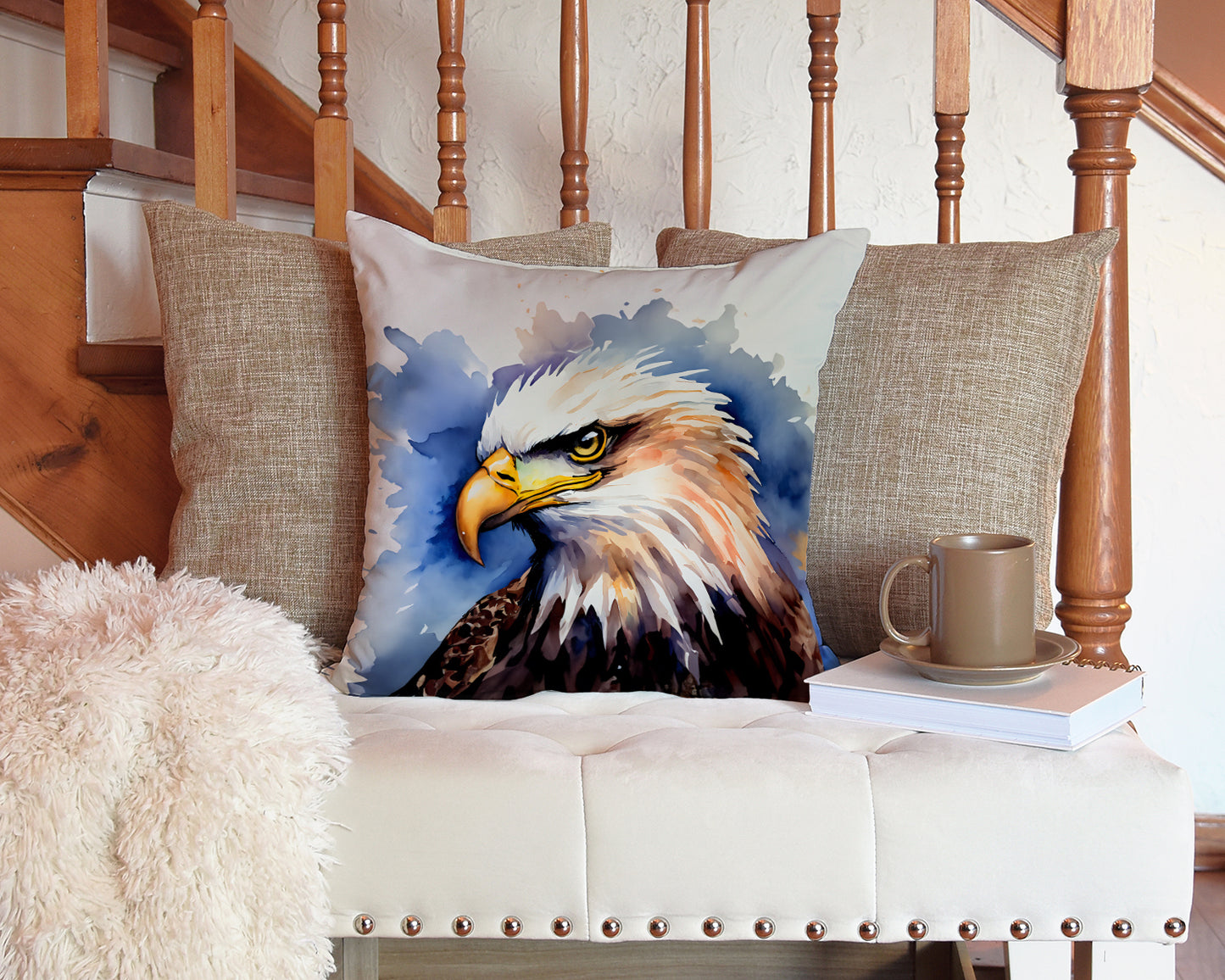 Eagle Throw Pillow