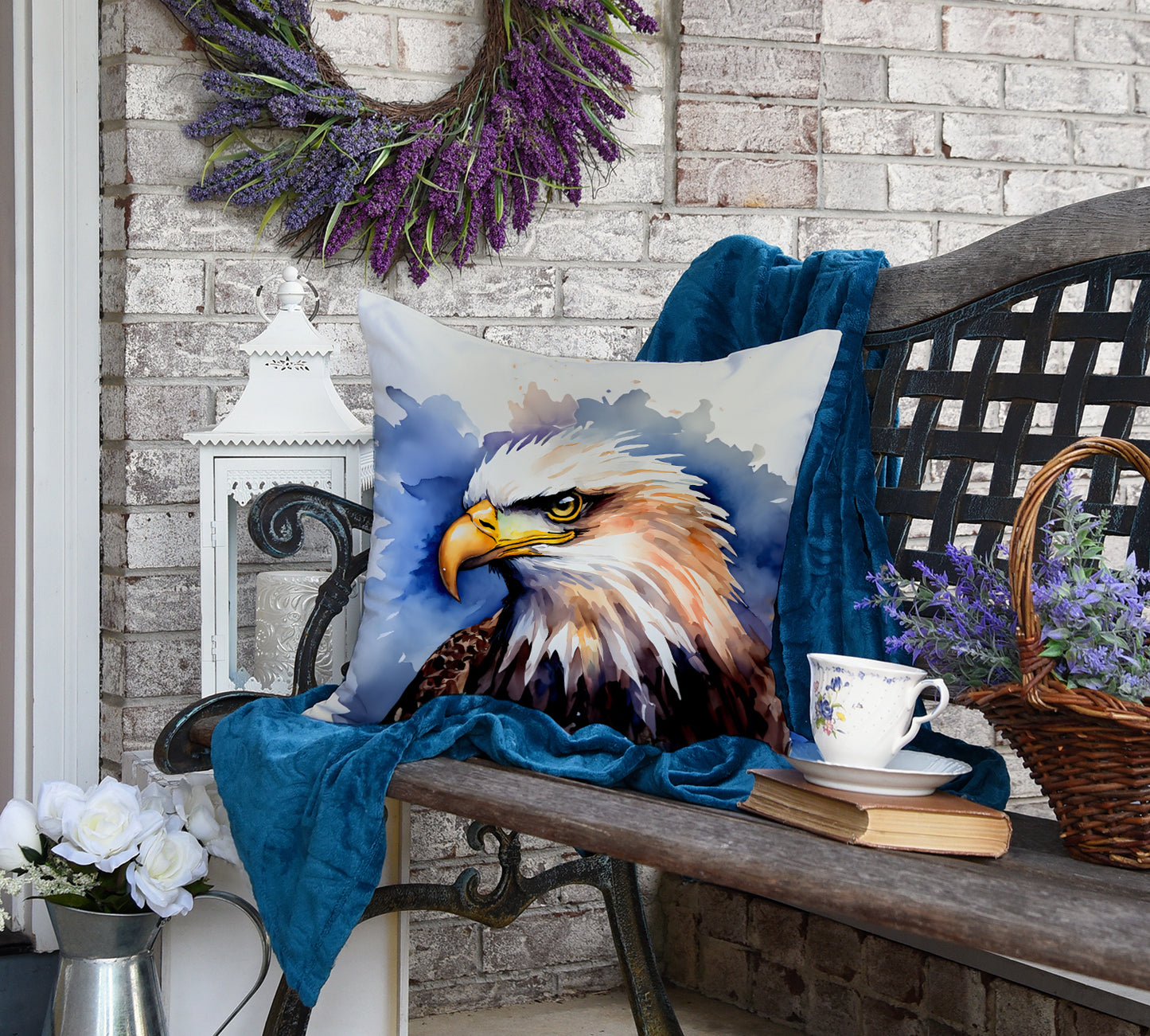 Eagle Throw Pillow