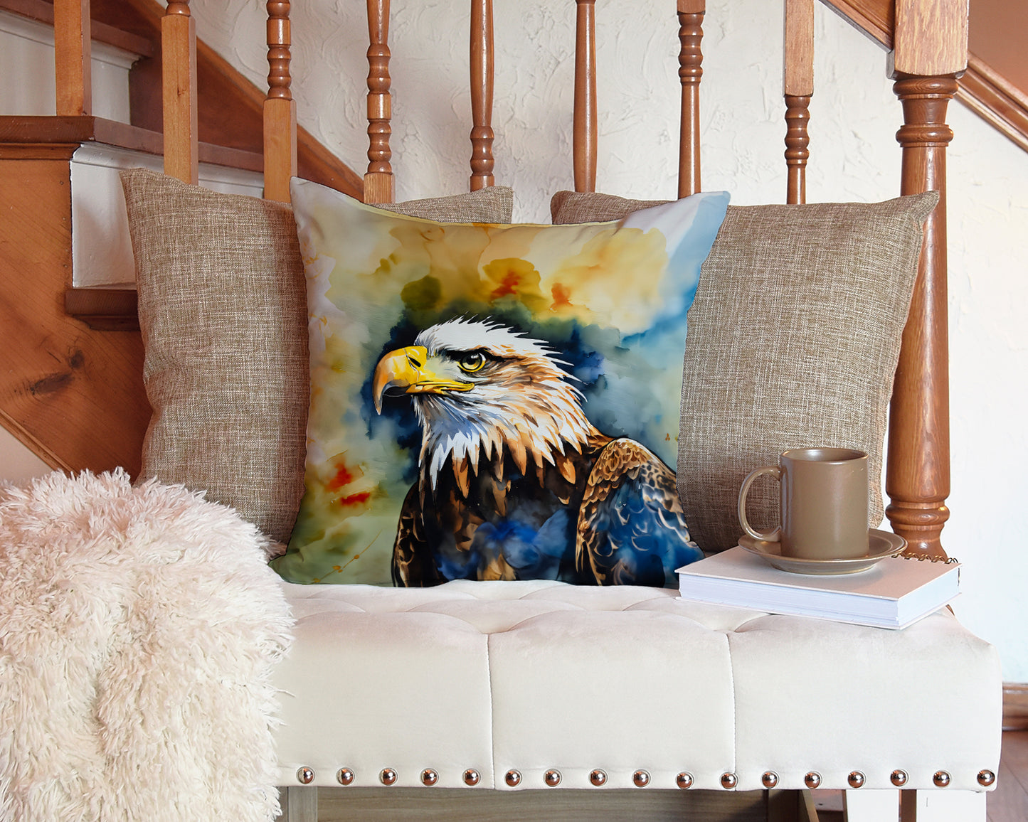 Eagle Throw Pillow