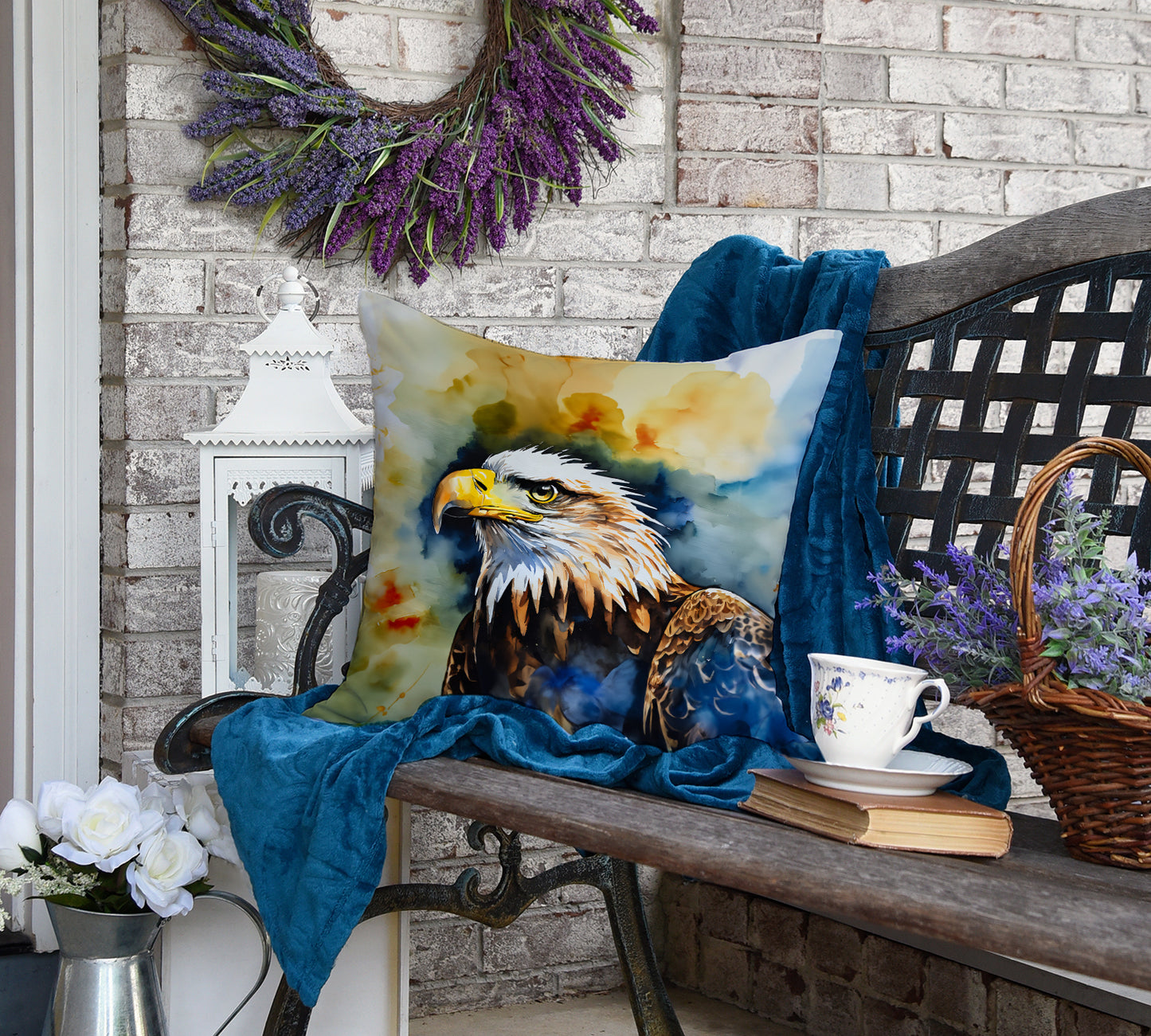 Eagle Throw Pillow