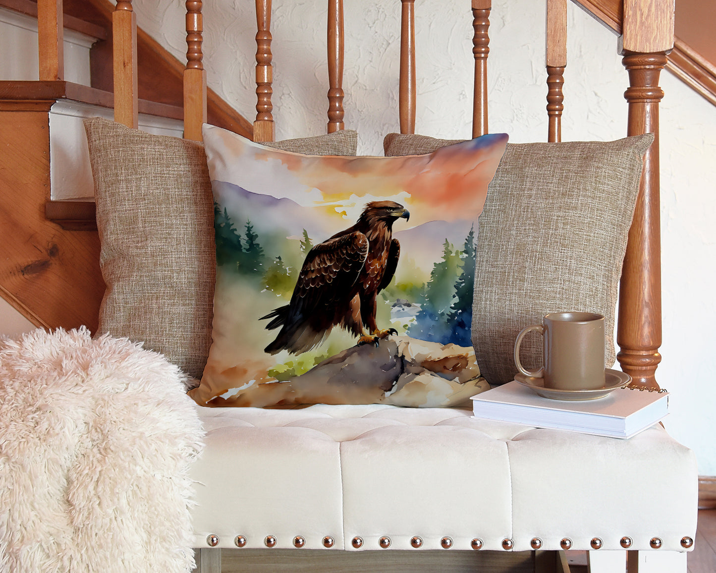 Eagle Throw Pillow