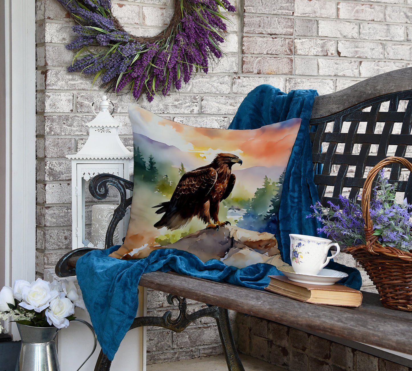 Eagle Throw Pillow