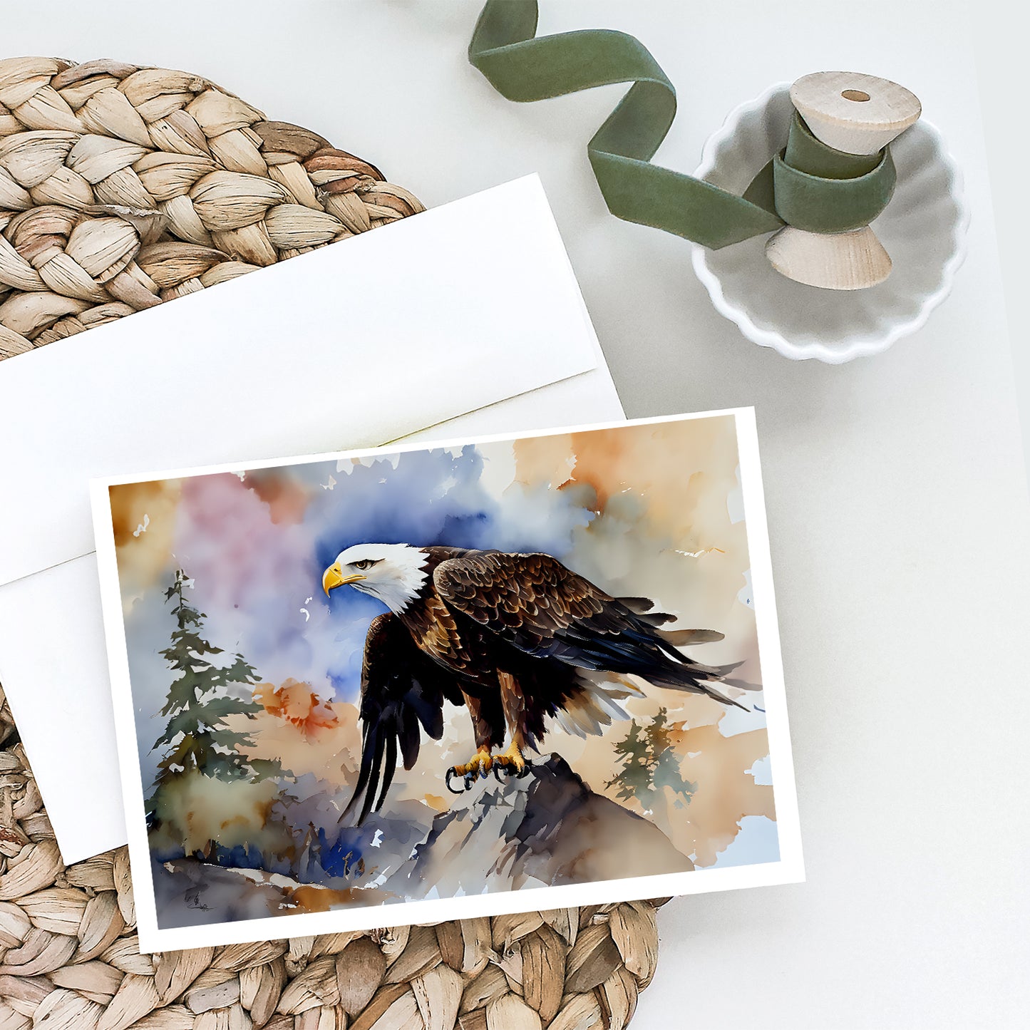 Eagle Greeting Cards Pack of 8