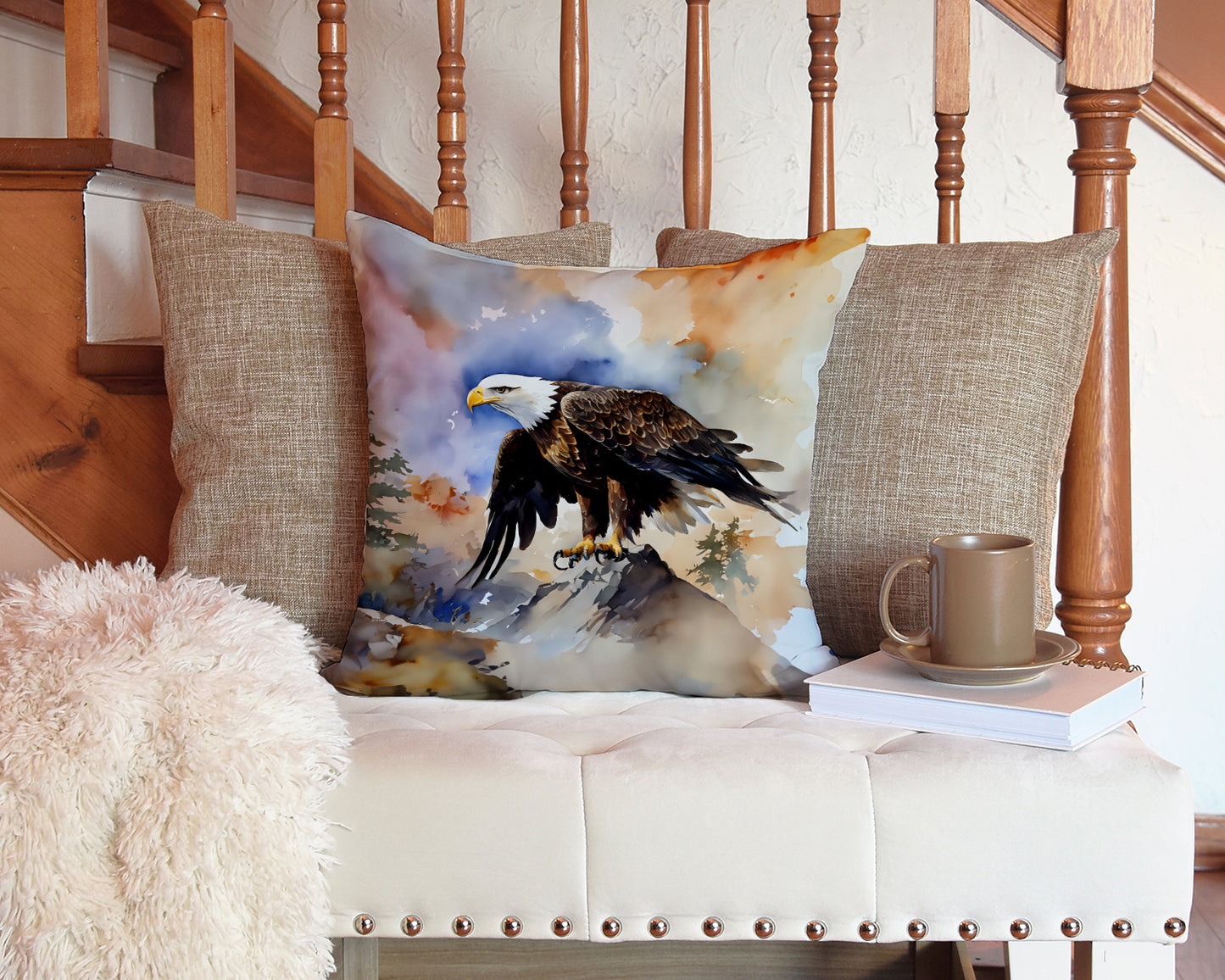 Eagle Throw Pillow