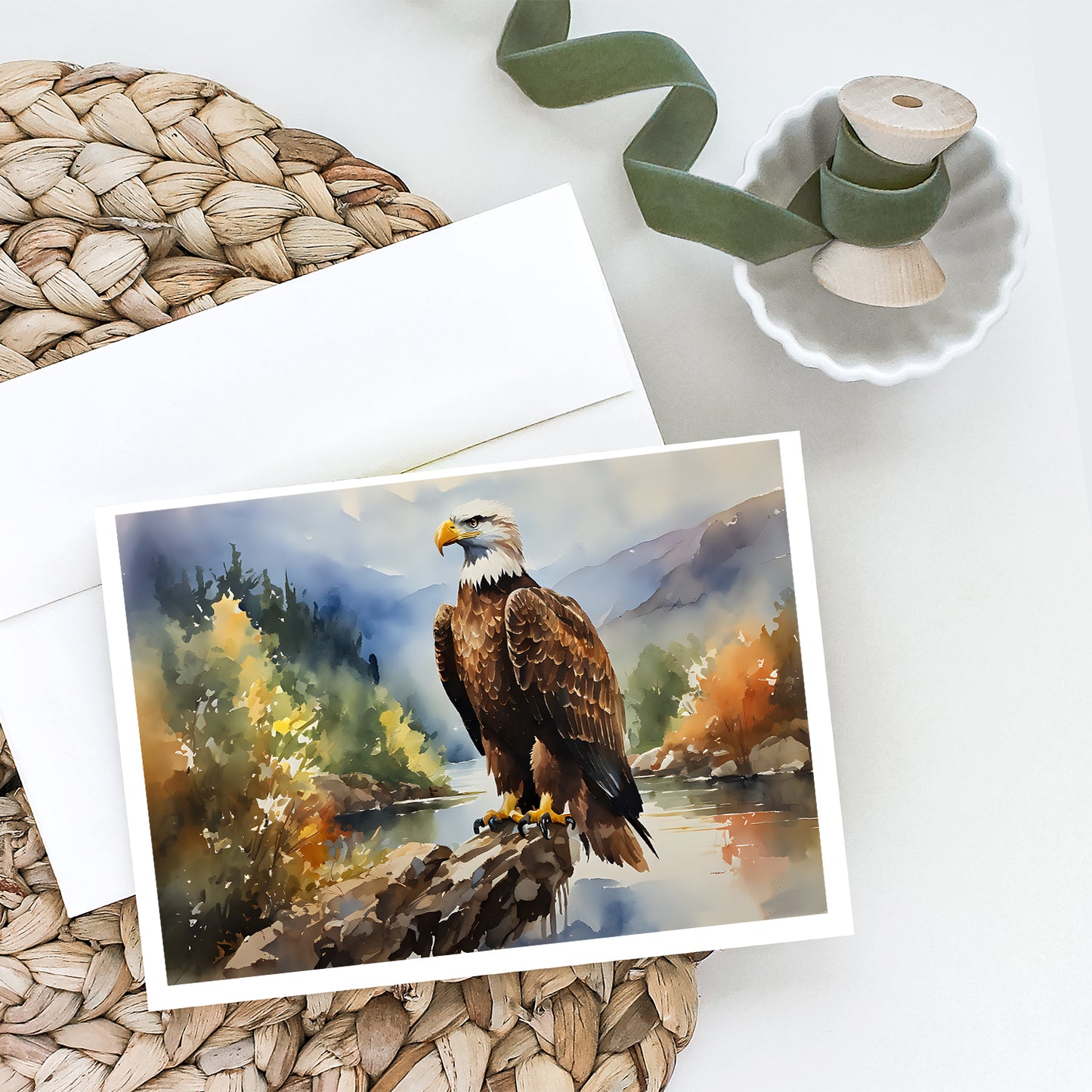 Eagle Greeting Cards Pack of 8