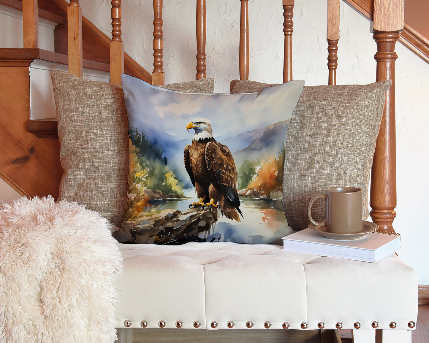 Eagle Throw Pillow