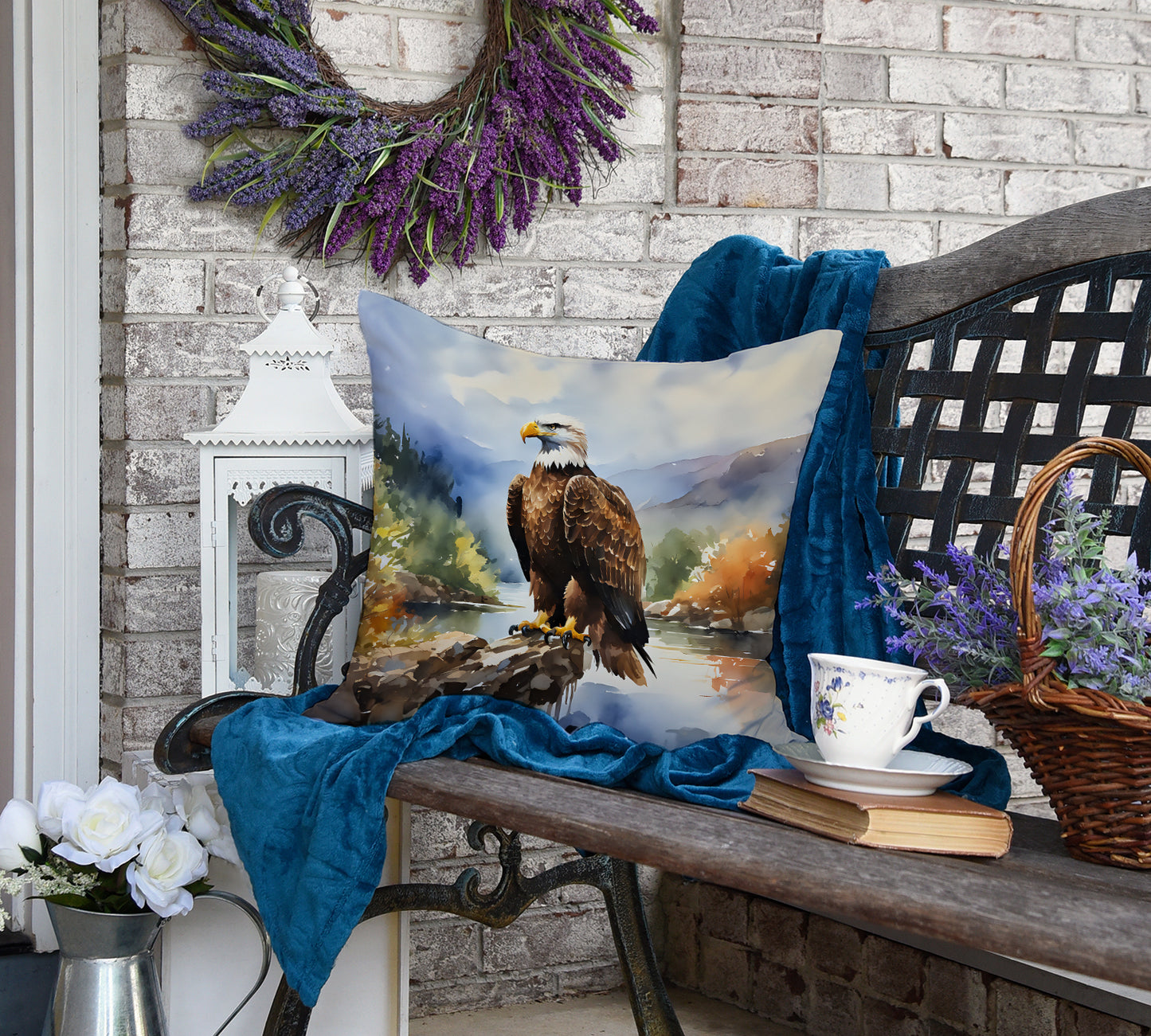 Eagle Throw Pillow