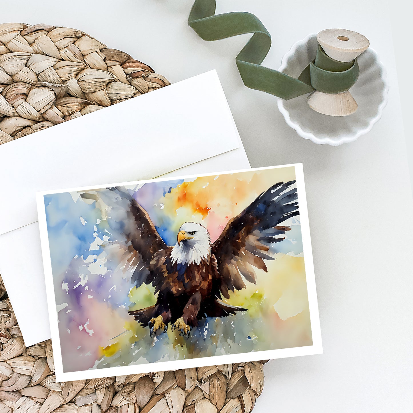 Eagle Greeting Cards Pack of 8