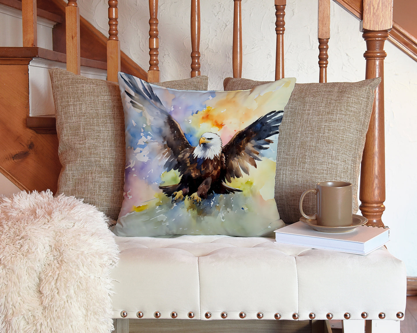 Eagle Throw Pillow