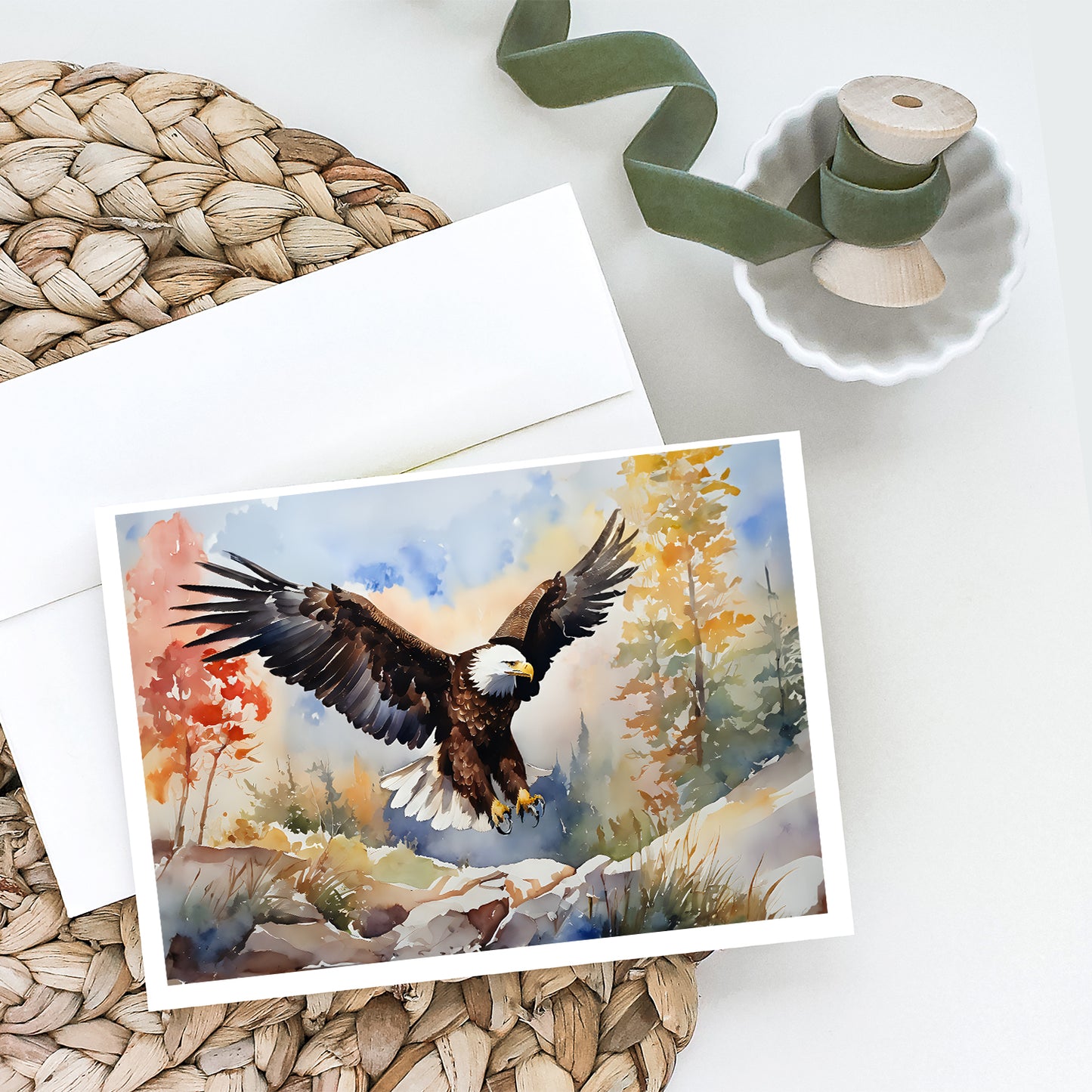 Eagle Greeting Cards Pack of 8