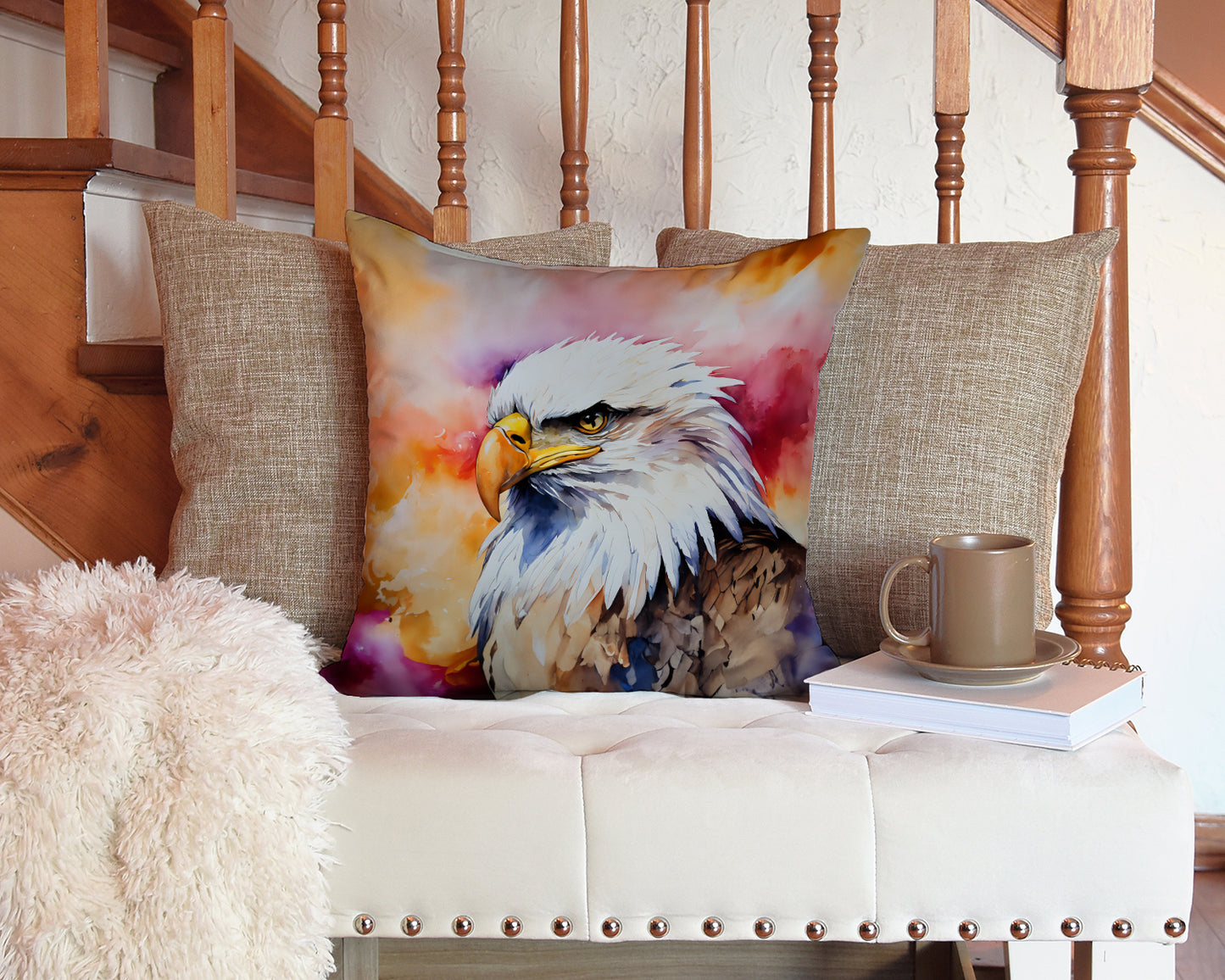 Eagle Throw Pillow