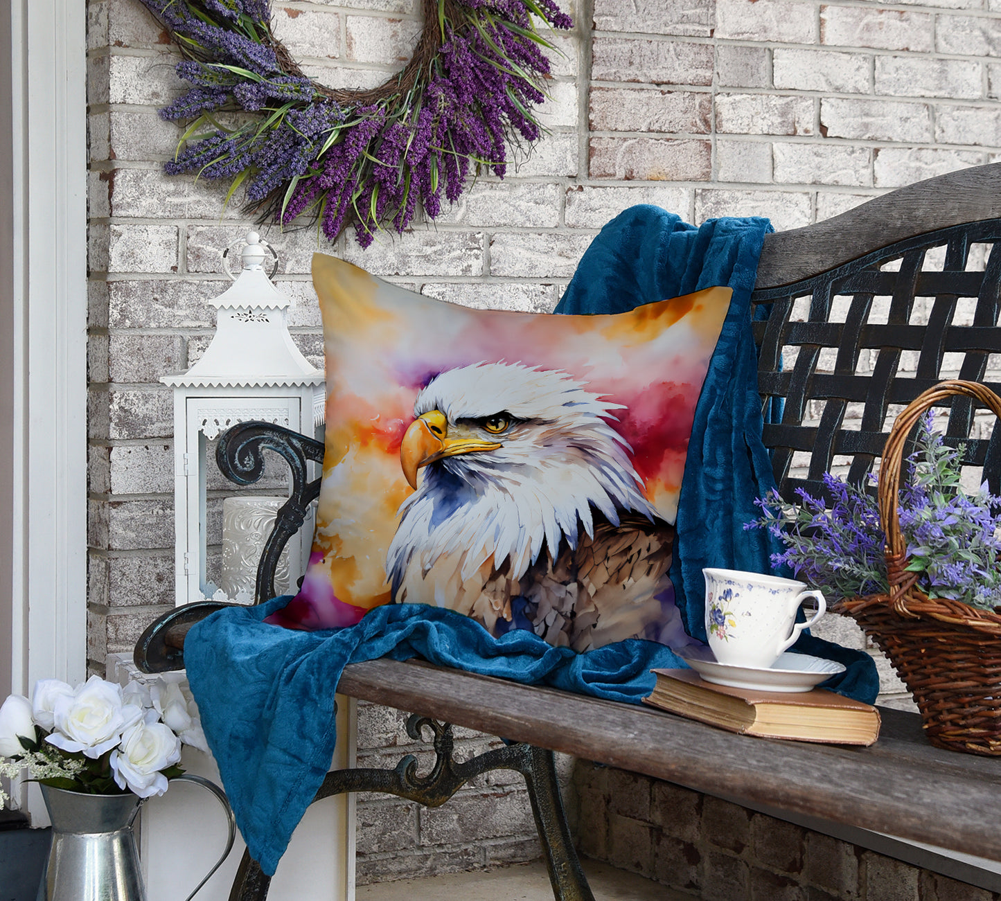 Eagle Throw Pillow