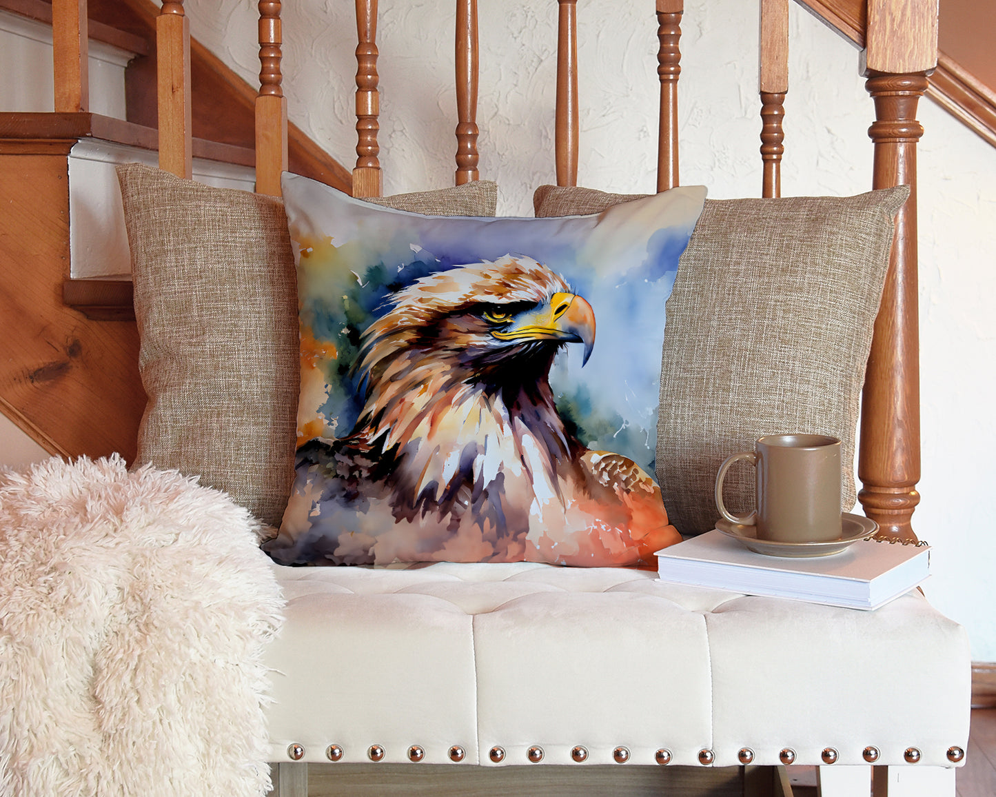 Eagle Throw Pillow