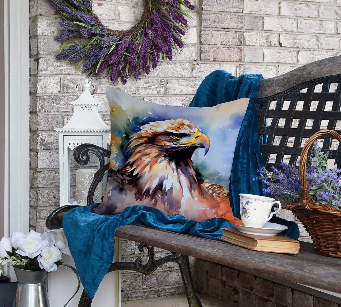 Eagle Throw Pillow