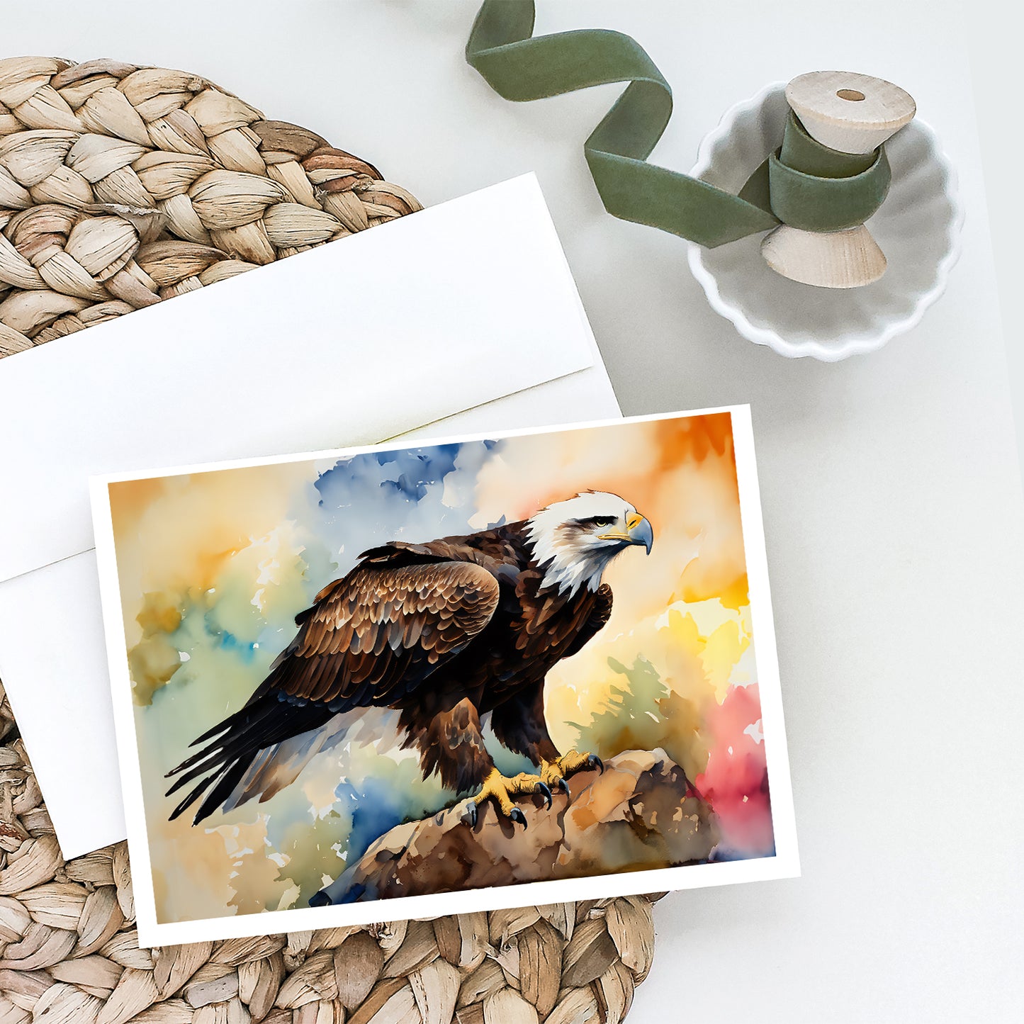 Eagle Greeting Cards Pack of 8