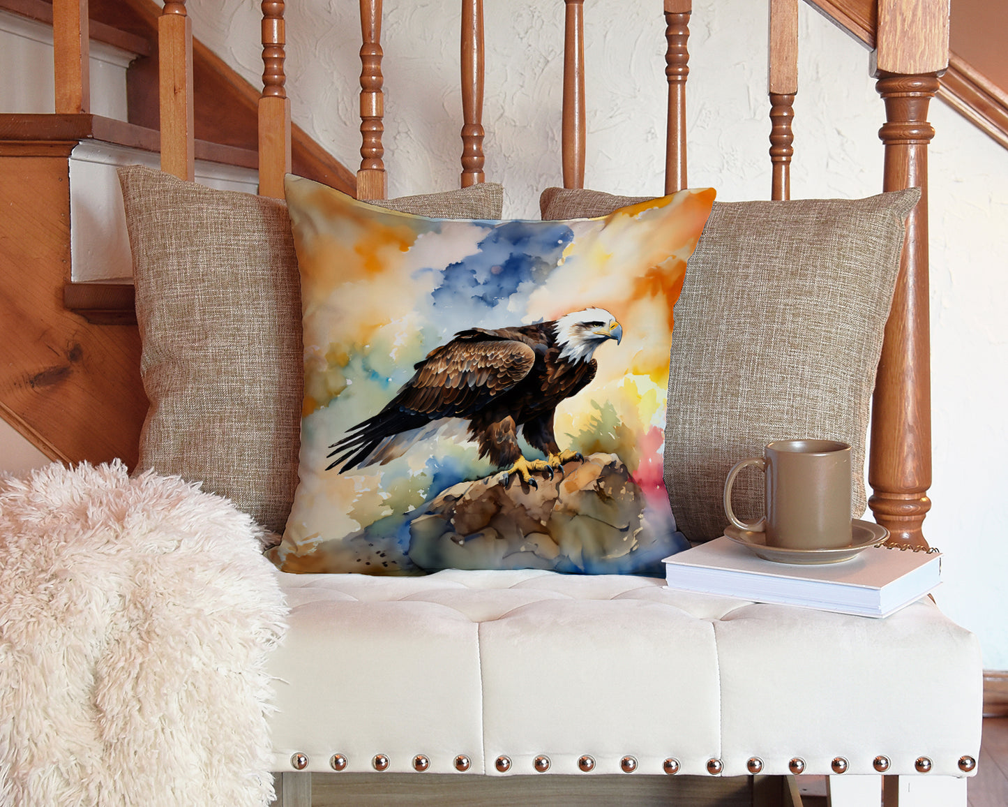 Eagle Throw Pillow