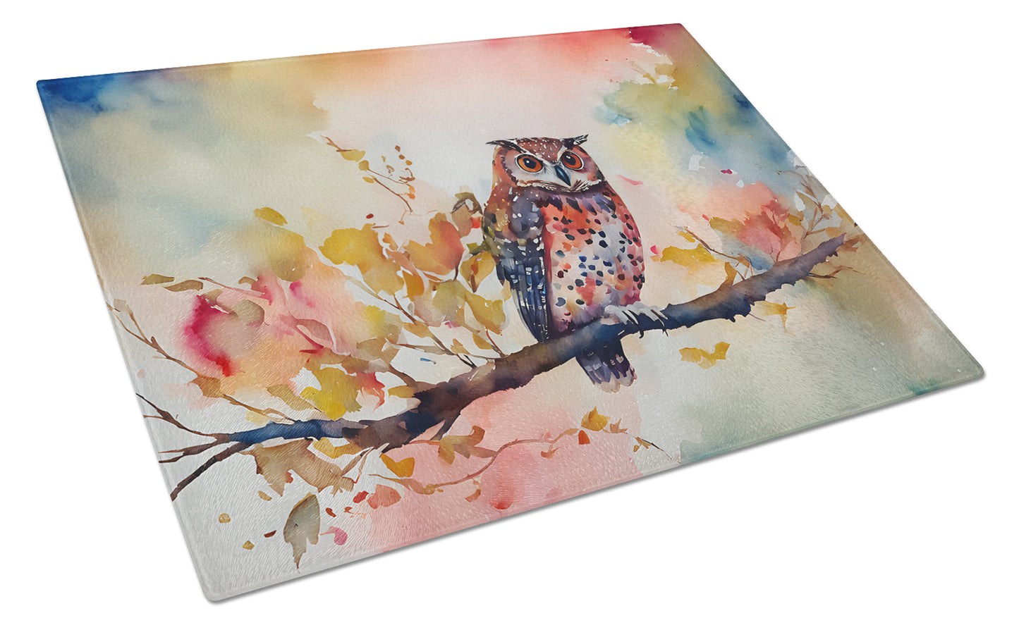 Buy this Elf Owl Glass Cutting Board