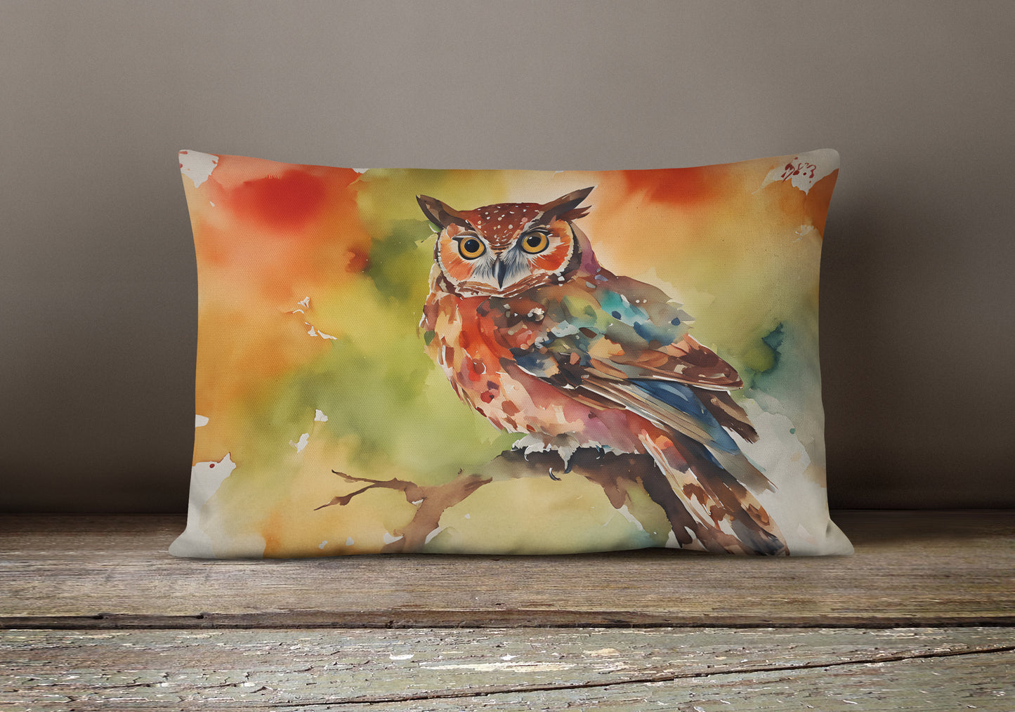 Elf Owl Throw Pillow