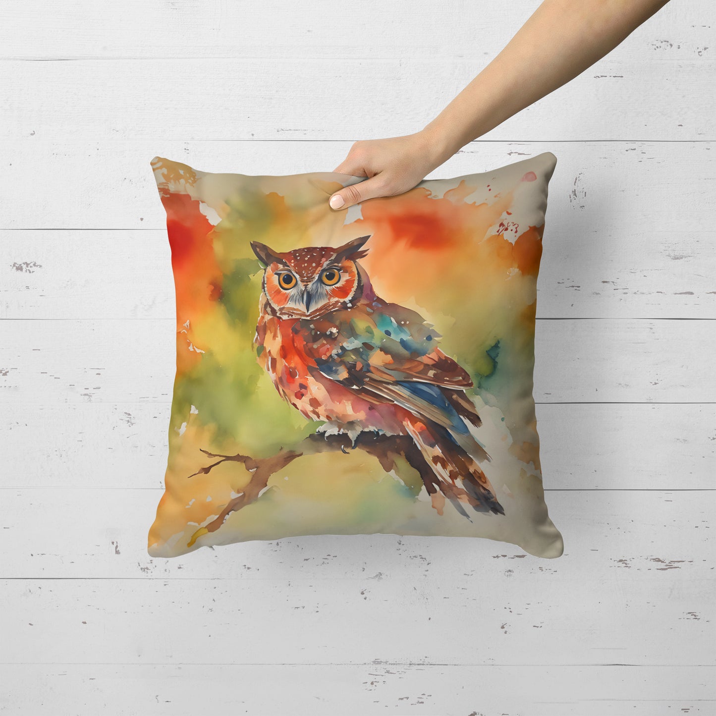 Elf Owl Throw Pillow