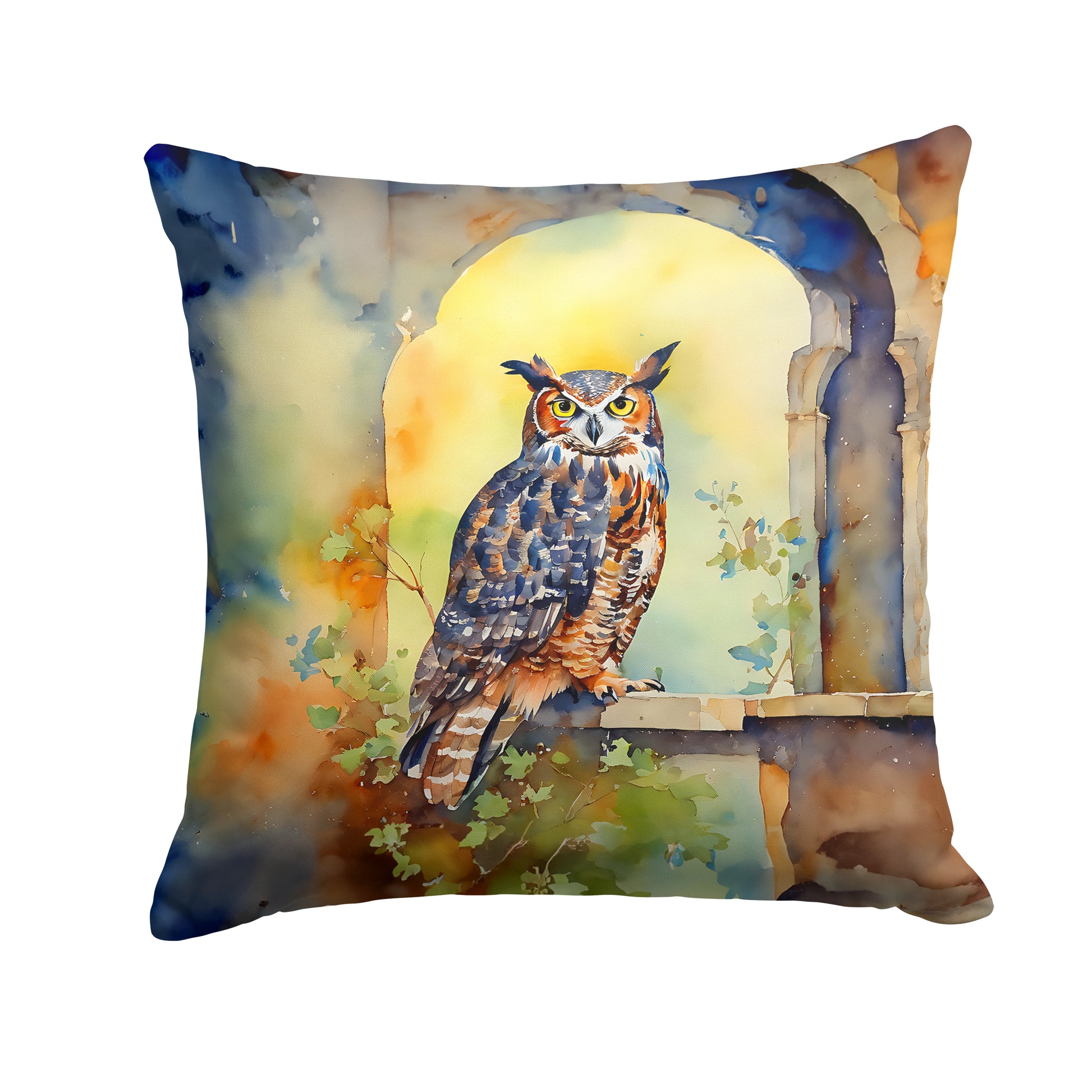 Buy this Great Horned Owl Throw Pillow