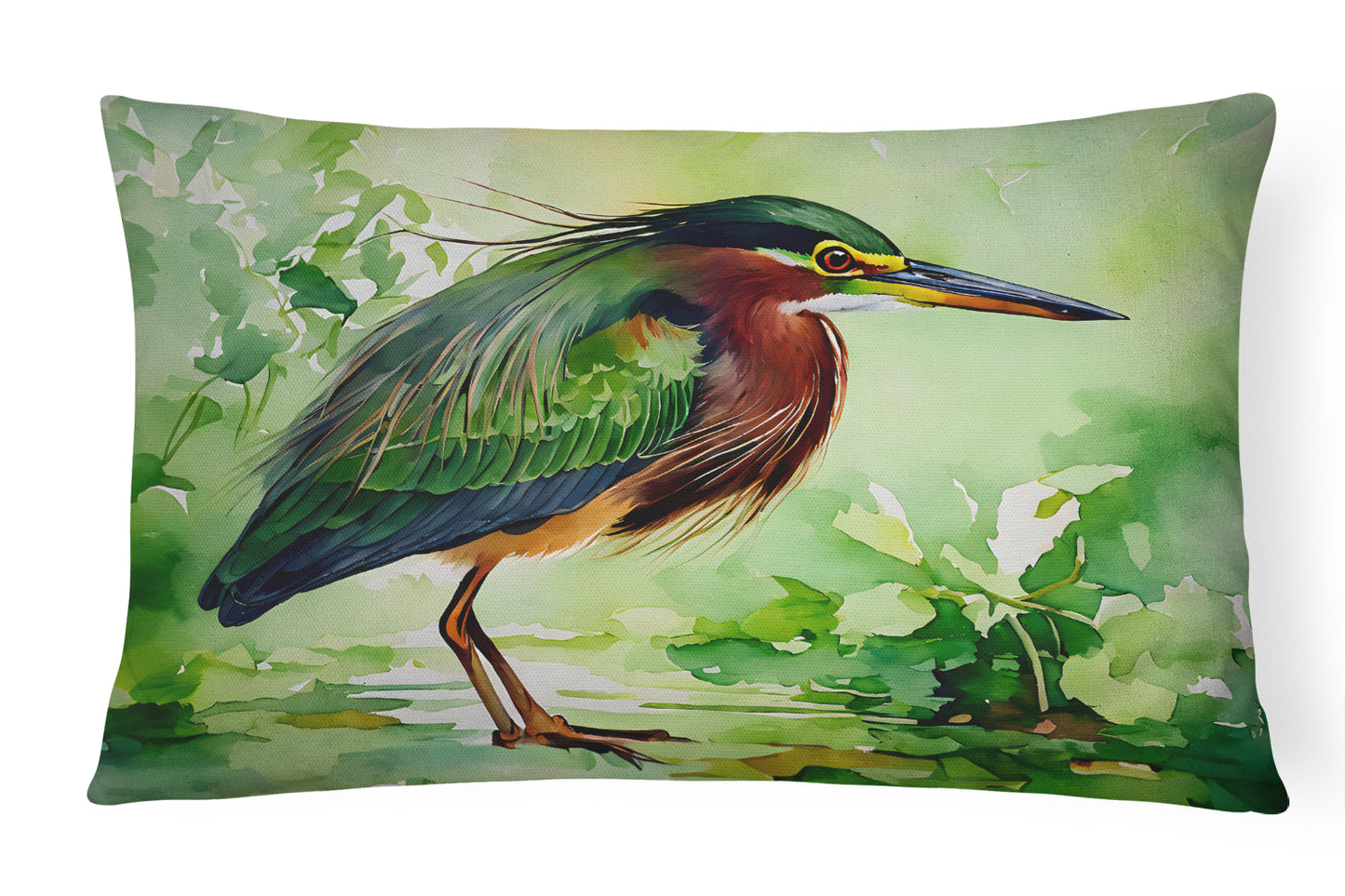 Buy this Green Heron Throw Pillow