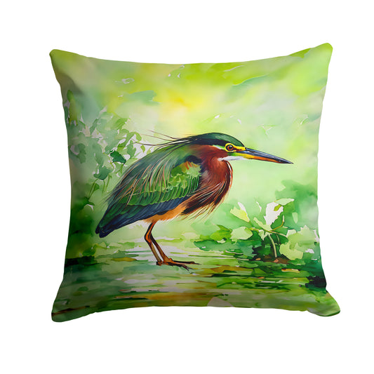 Buy this Green Heron Throw Pillow