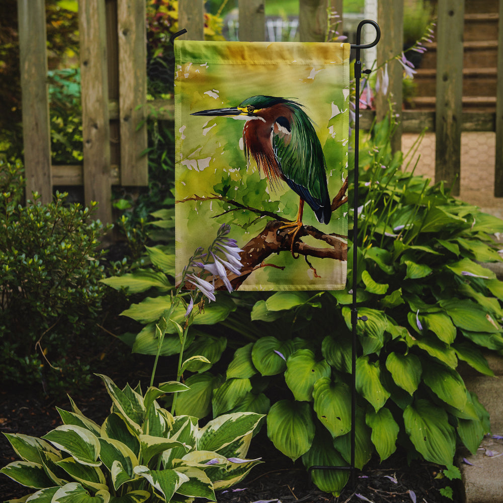 Green Heron Garden Flag