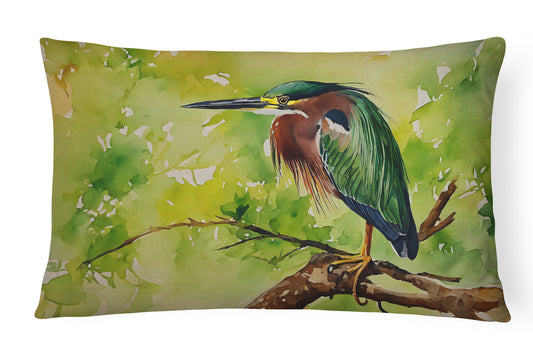 Buy this Green Heron Throw Pillow