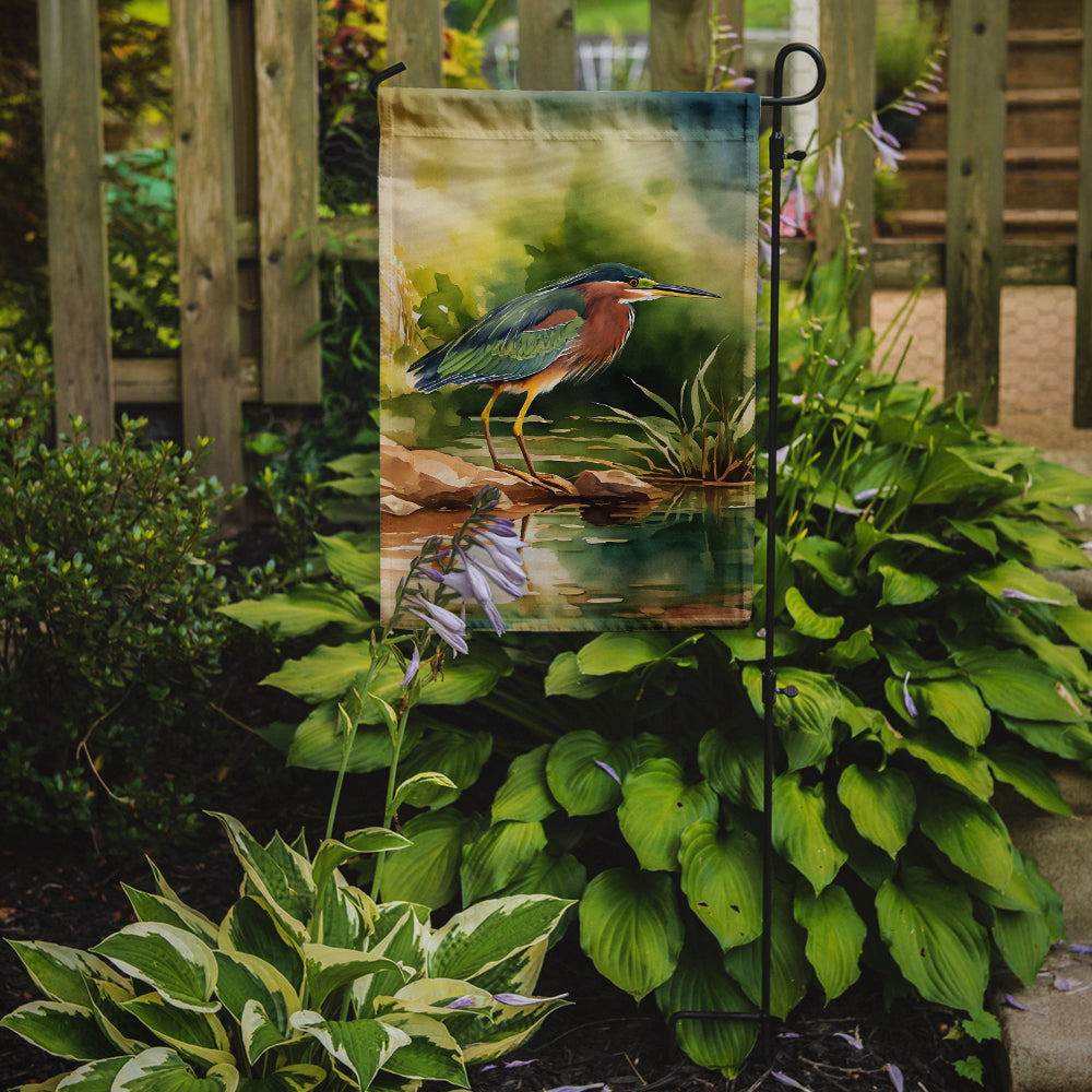 Green Heron Garden Flag