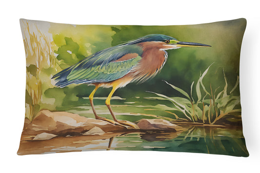 Buy this Green Heron Throw Pillow