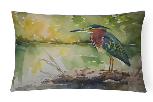 Buy this Green Heron Throw Pillow