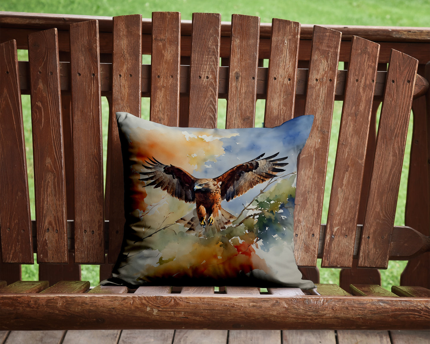 Hawk Throw Pillow