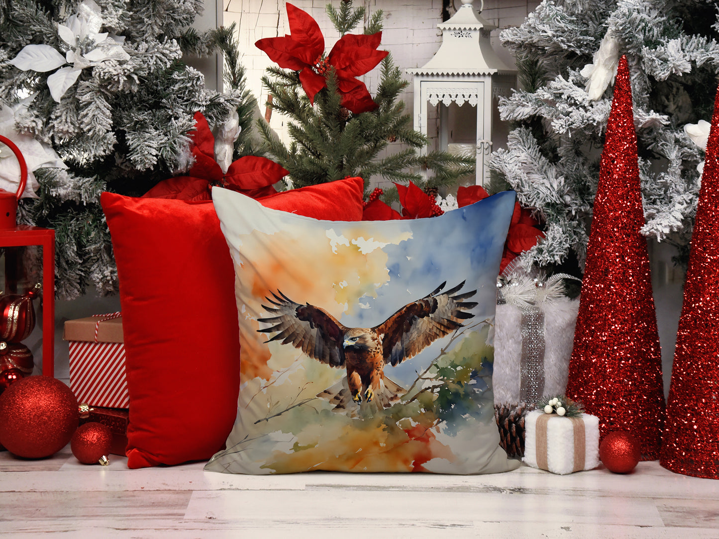 Hawk Throw Pillow