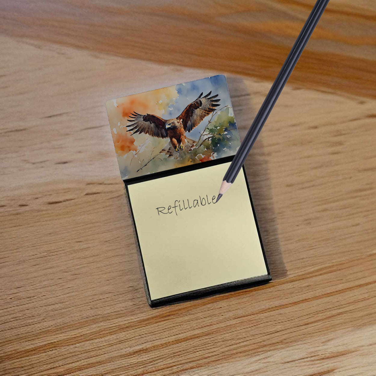 Hawk Sticky Note Holder