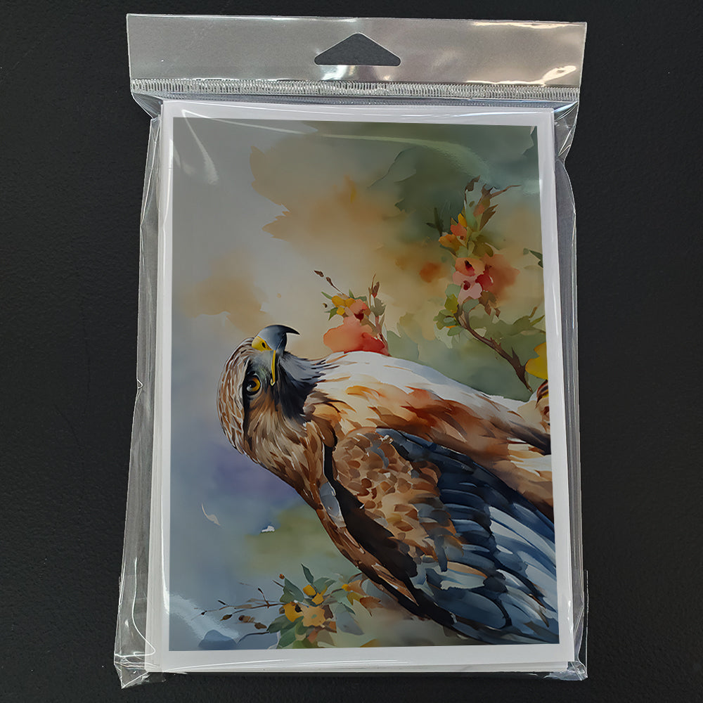 Hawk Greeting Cards Pack of 8