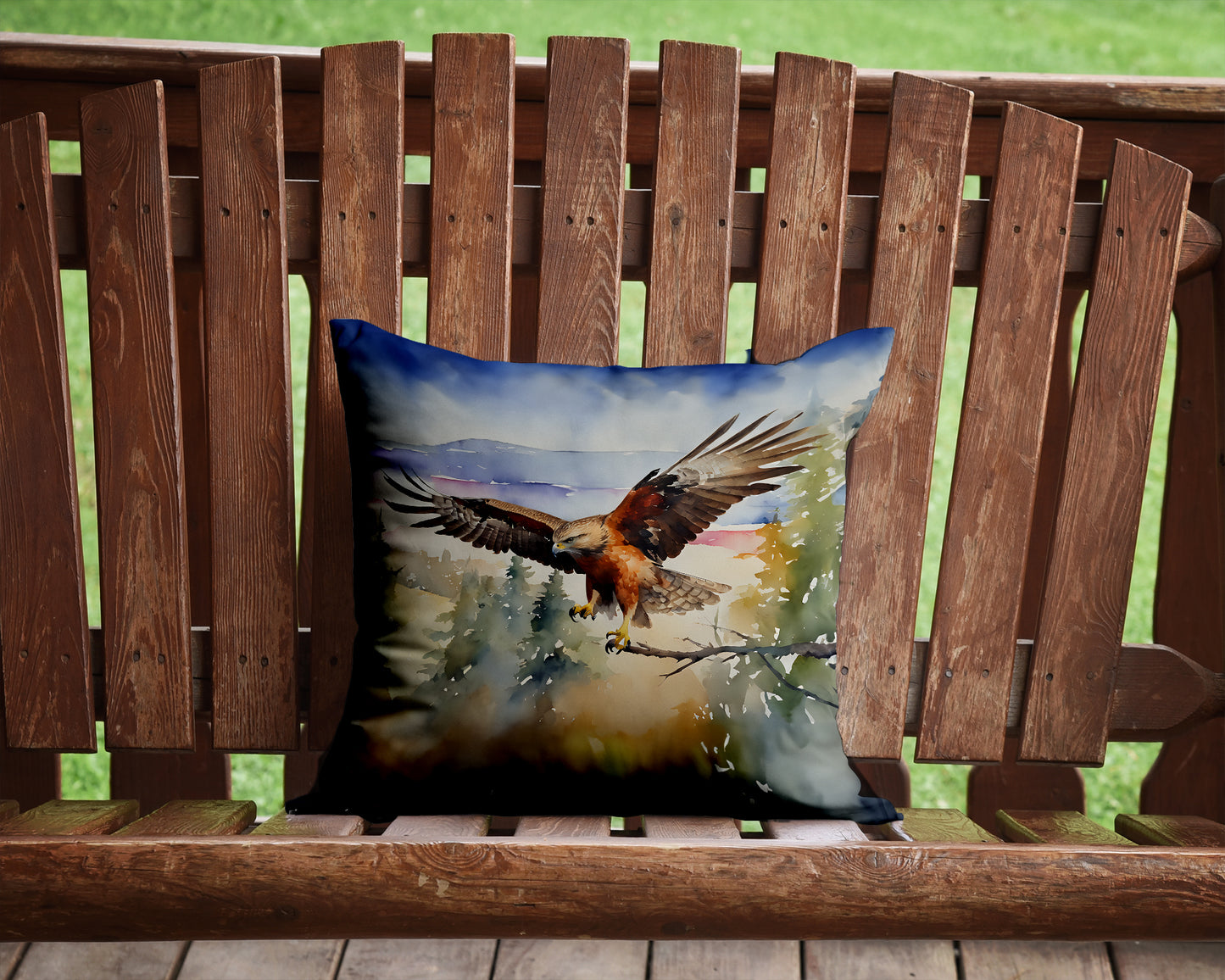 Hawk Throw Pillow