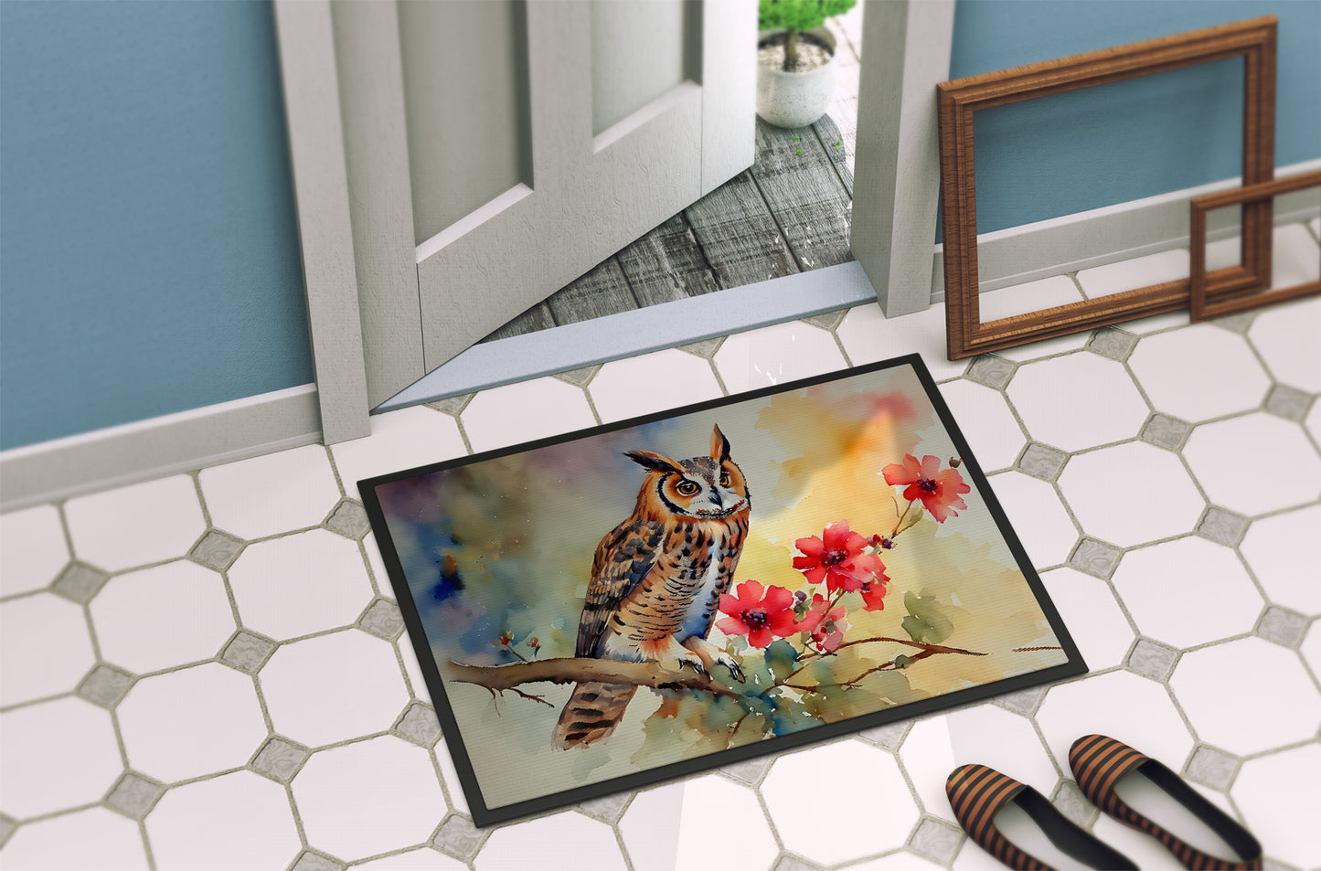 Long-Eared Owl Doormat