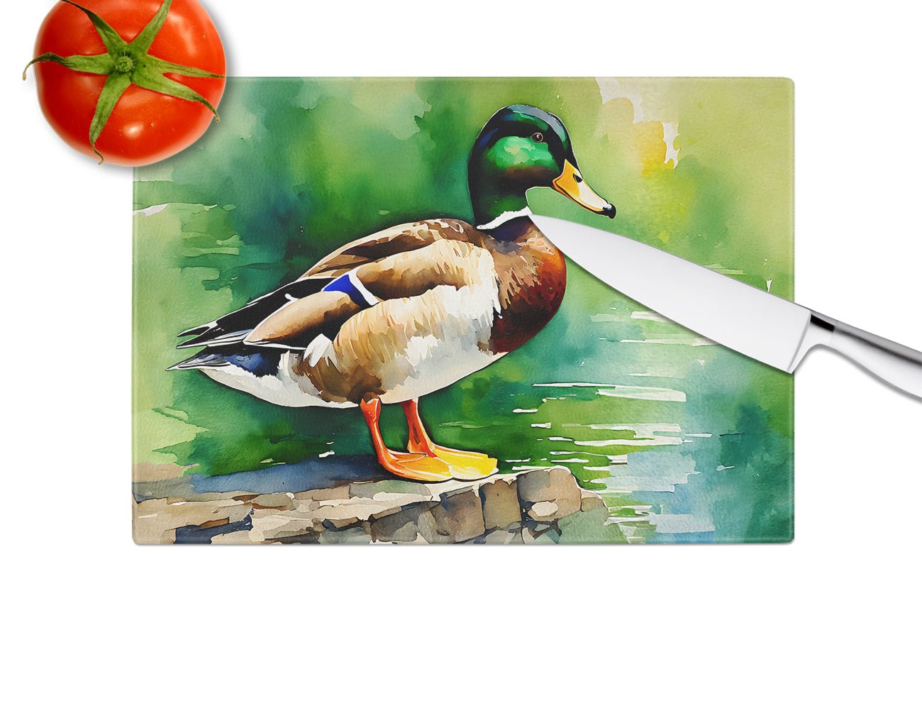 Mallard Glass Cutting Board