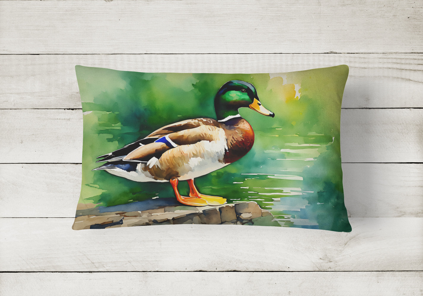 Mallard Throw Pillow