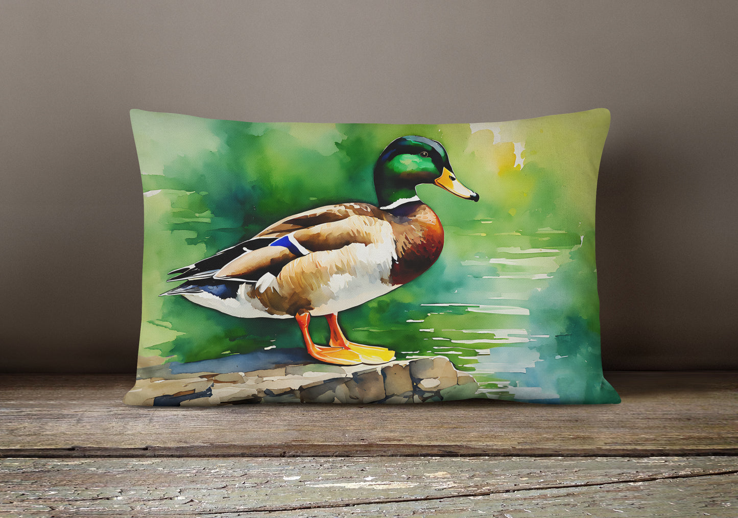 Mallard Throw Pillow