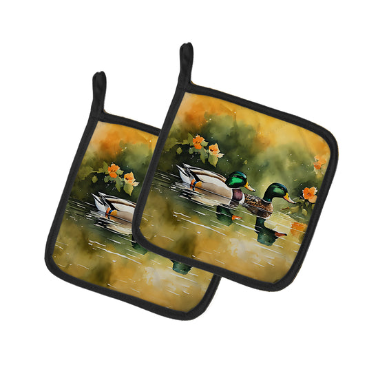 Buy this Mallard Pair of Pot Holders