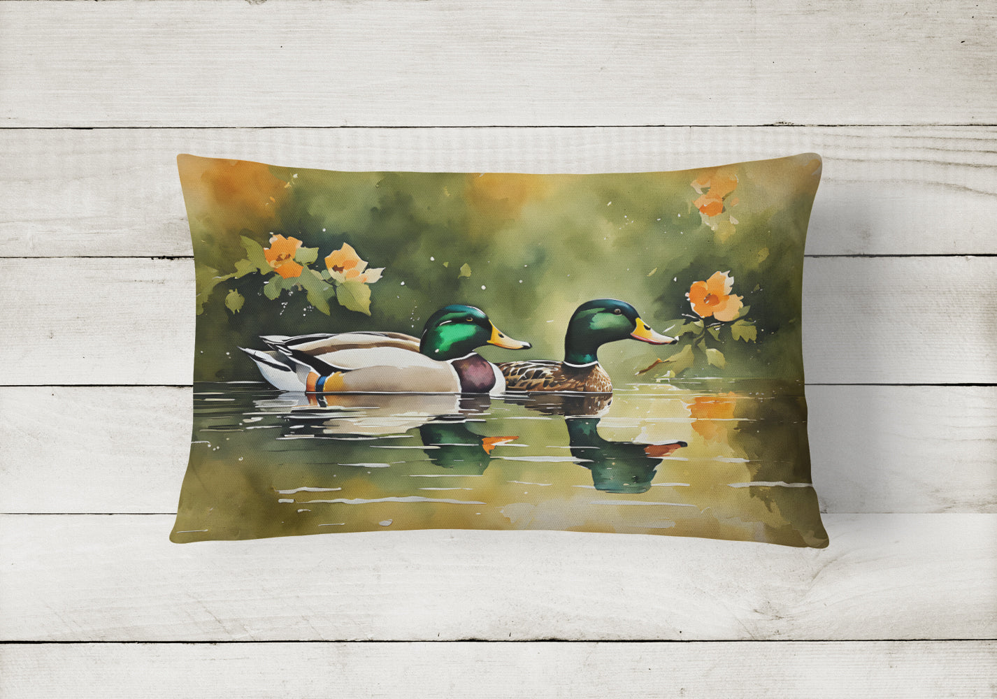 Mallard Throw Pillow