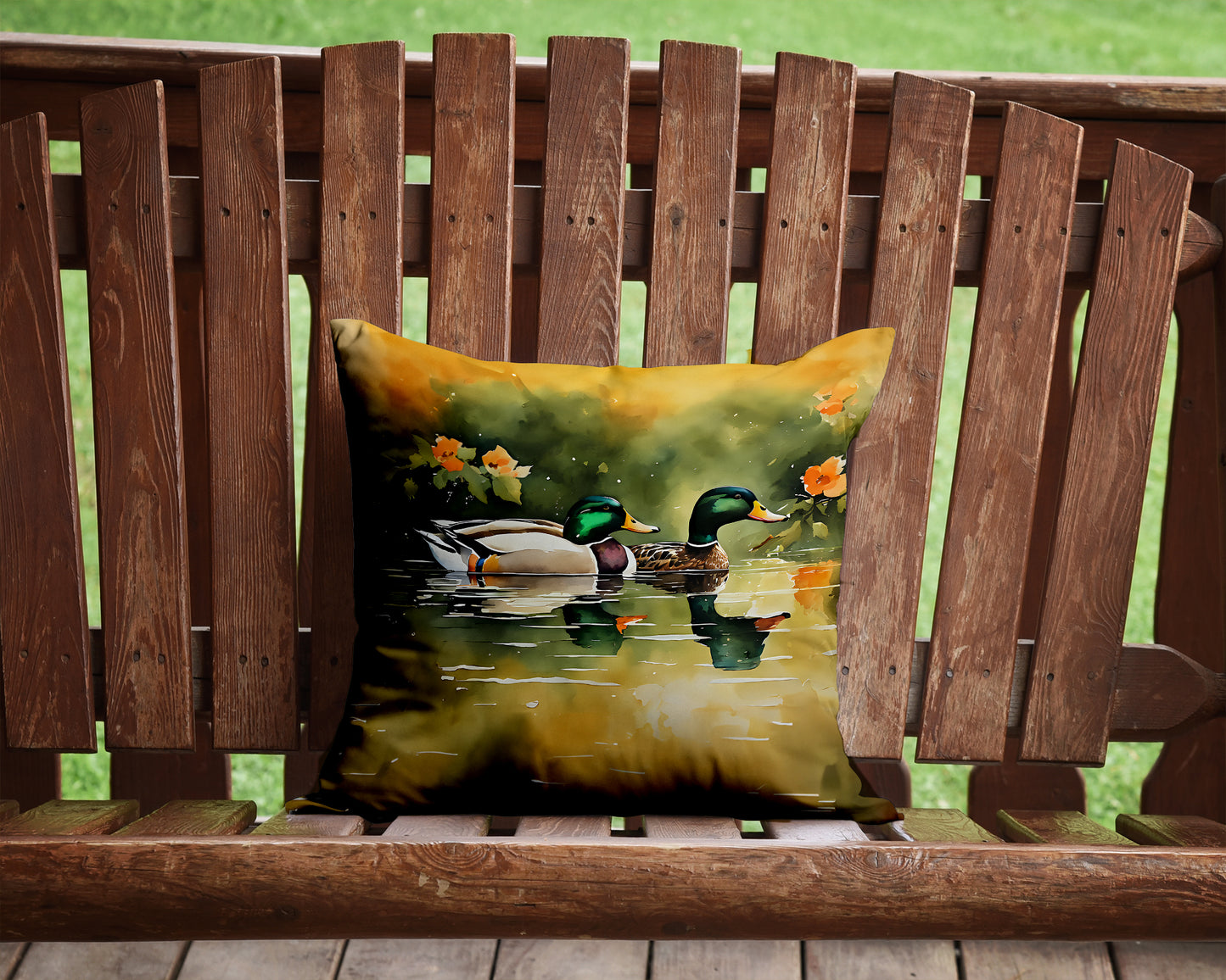 Mallard Throw Pillow