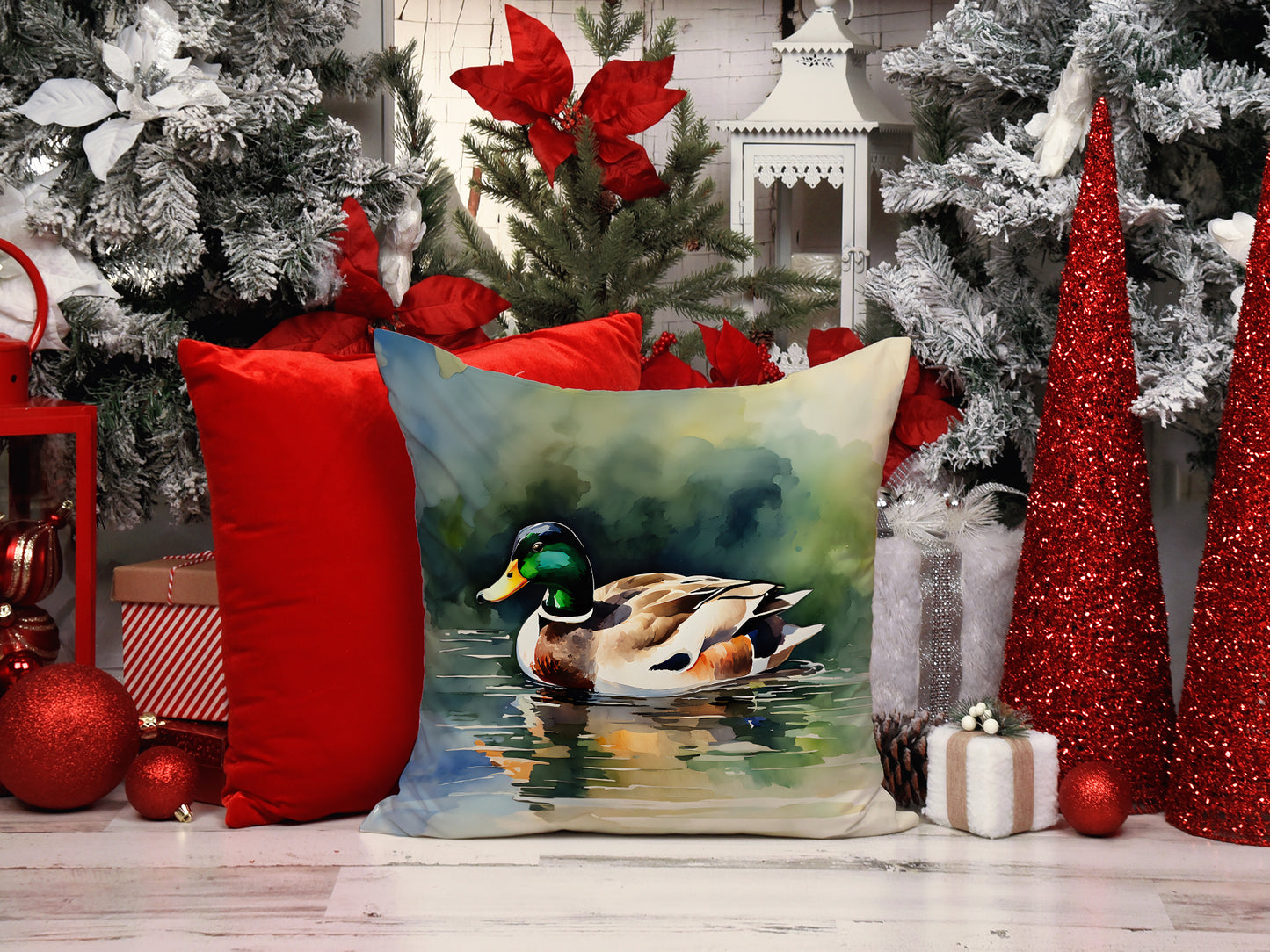 Mallard Throw Pillow