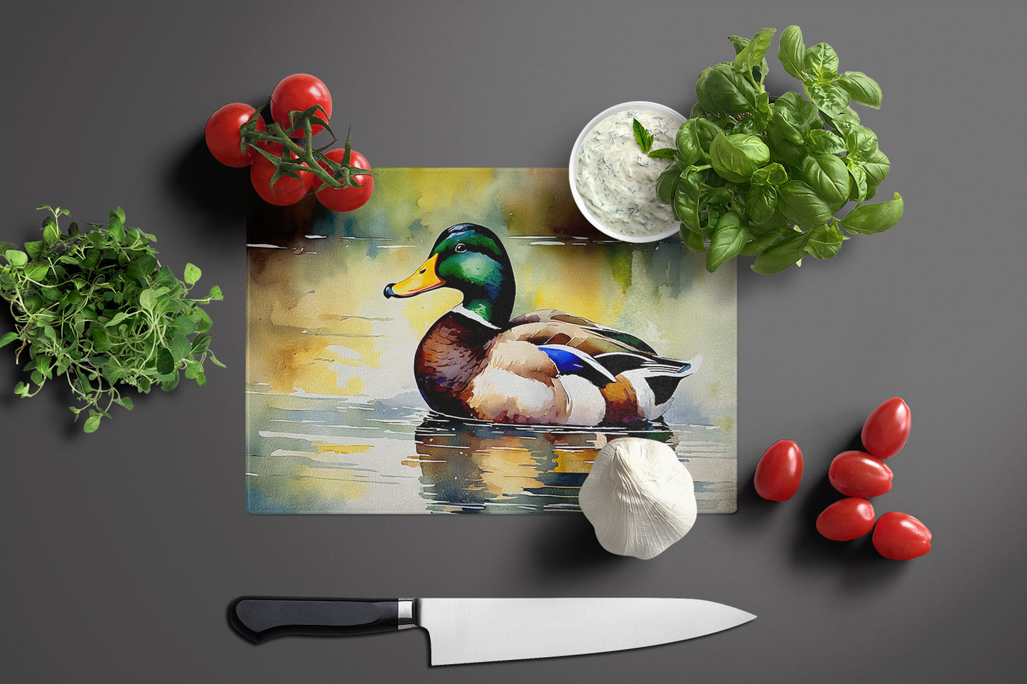 Mallard Glass Cutting Board