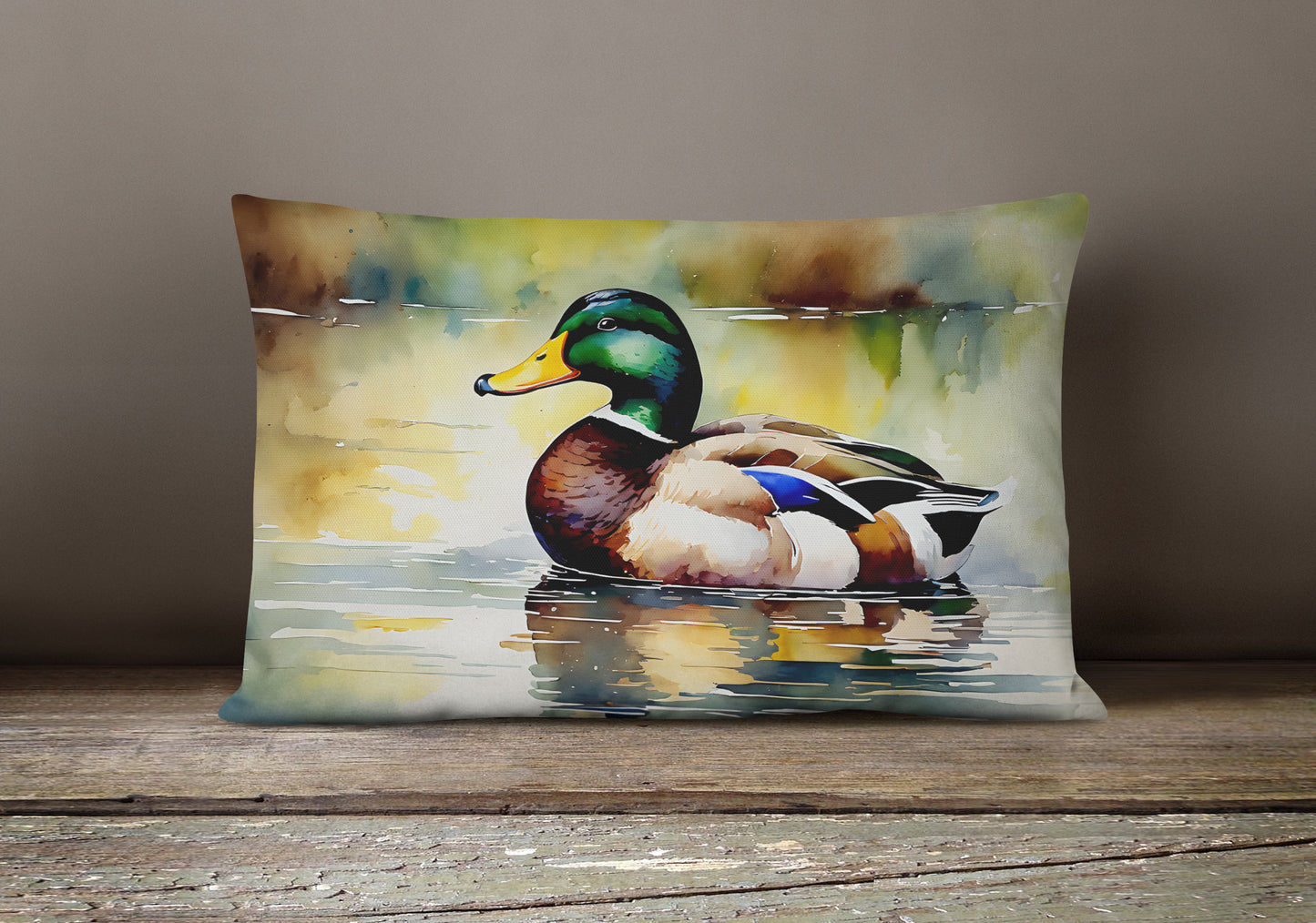 Mallard Throw Pillow