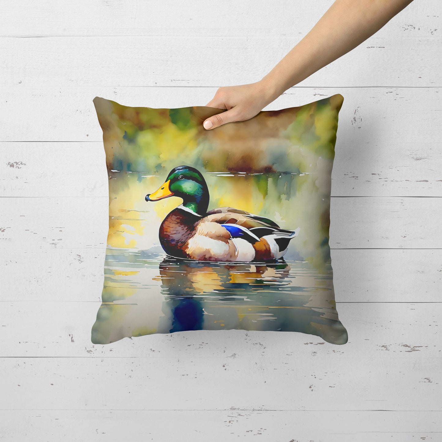 Mallard Throw Pillow