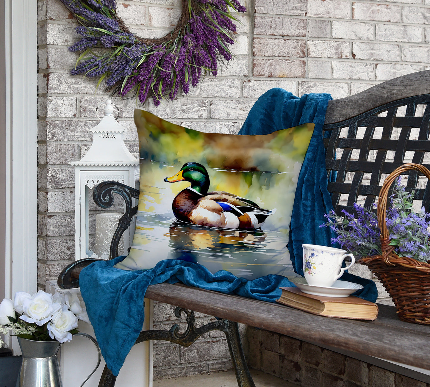 Mallard Throw Pillow